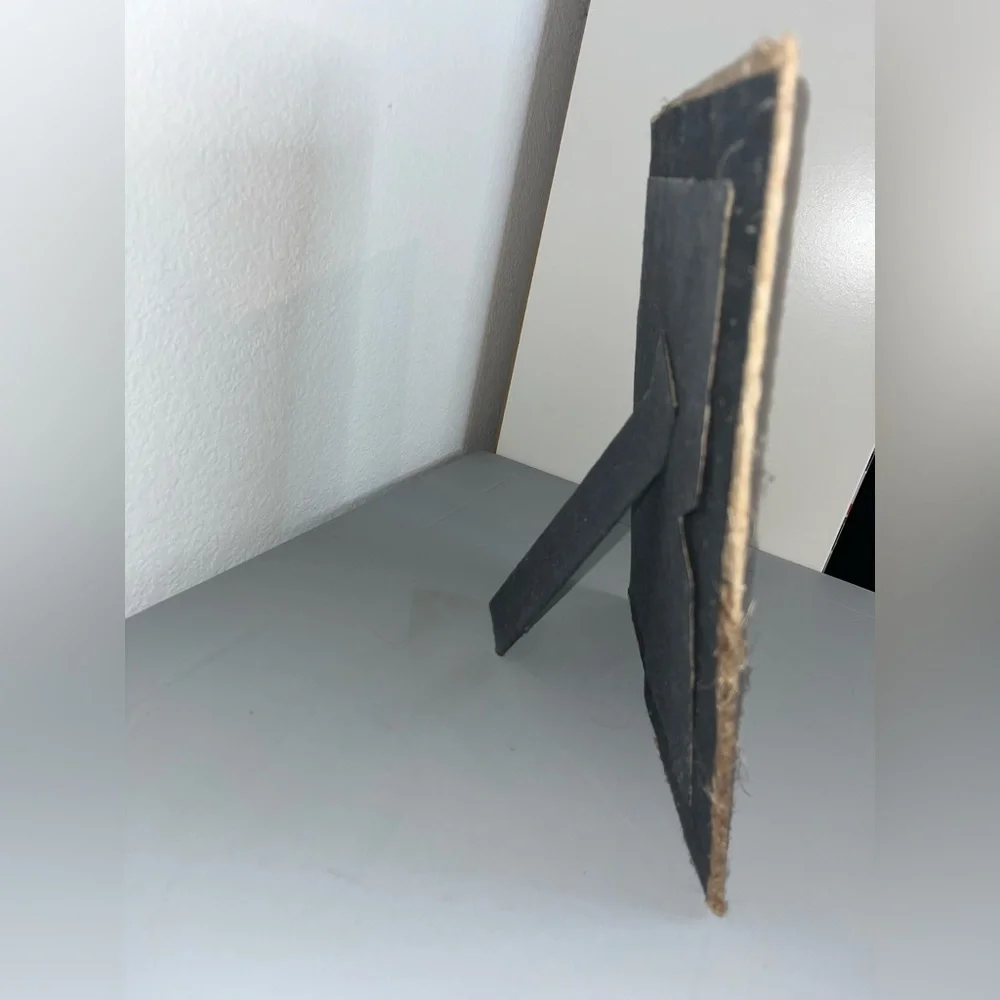 Handmade Natural Fiber Paper Table Top Photo Frame Mixed Media Paper EcoFriendly
